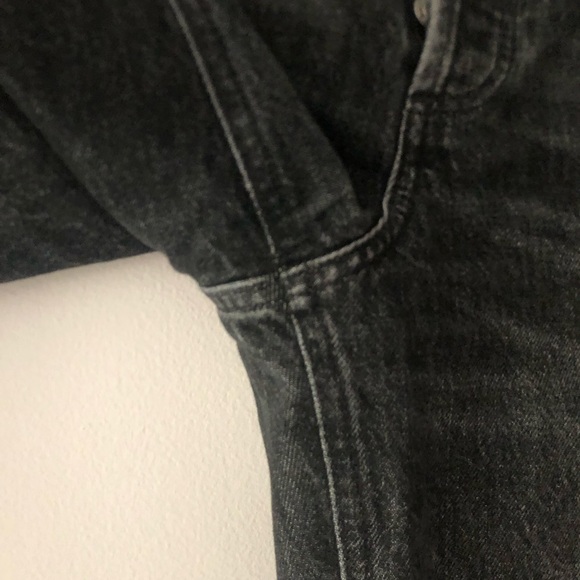 Agolde Low Slung Baggy 30.5” Jeans in Ditch Grey Wash Size 23 Waist Relaxed Fit - Picture 11 of 16